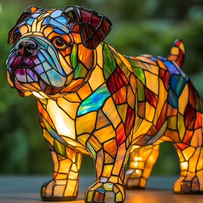 Handmade Dog Lamps