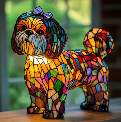 Handmade Dog Lamps